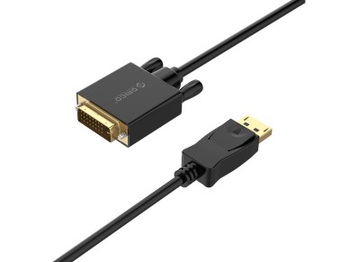 Cabo Orico XD-DTD DisplayPort para DVI 4K de 1 m - Preto Cabo Orico XD-DTD DisplayPort para DVI 4K de 1 m - Preto