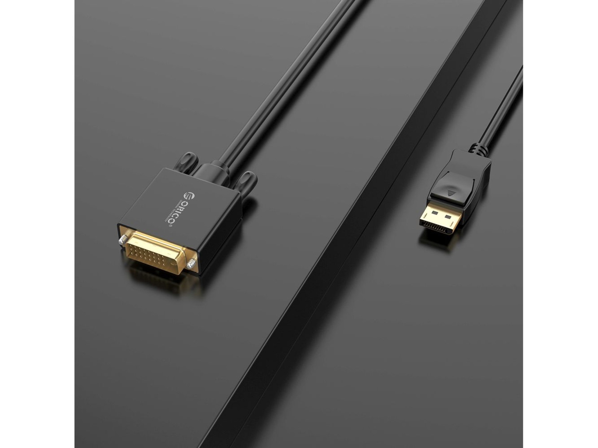 Cable Orico XD-DTD DisplayPort a DVI 4K de 1 m - Negro