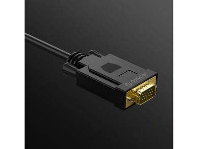 Cabo Orico XD-DITV DVI 24+1 VGA Full HD, adaptador de 5 m - preto Cabo Orico XD-DITV DVI 24+1 VGA Full HD, adaptador de 5 m - preto
