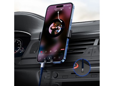Orico AXC-02 USB-C to 3.5 mm jack audio cable 20 cm - blue Orico AXC-02 USB-C to 3.5 mm jack audio cable 20 cm - blue