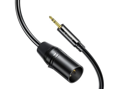 Cabo de áudio Orico AXKF mini jack de 3,5 mm para XLR fêmea de 5 m - preto Cabo de áudio Orico AXKF mini jack de 3,5 mm para XLR fêmea de 5 m - preto