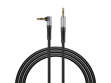 Cable de audio en �ngulo Orico AXW Mini Jack de 3,5 mm macho a macho de 5 m - Negro