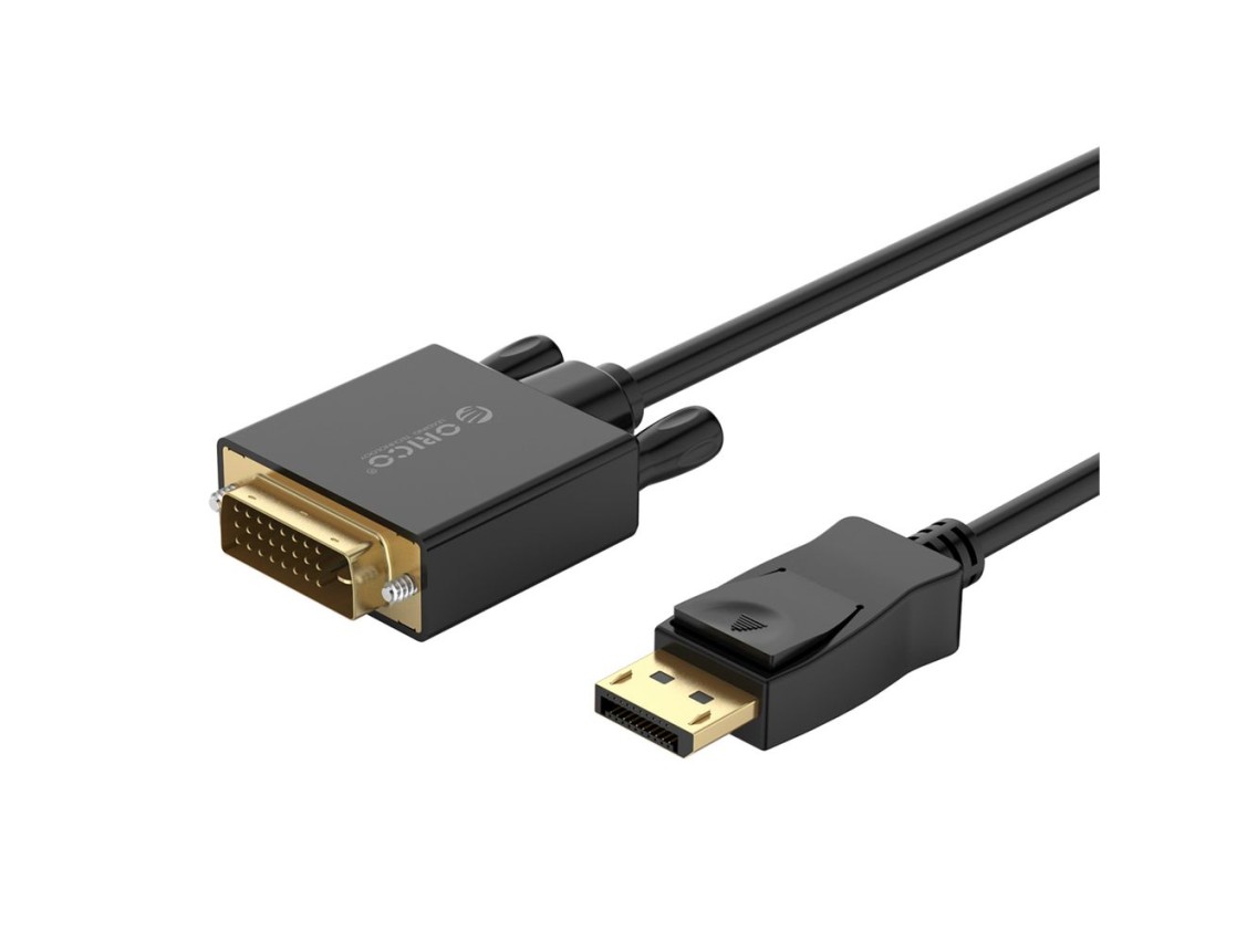 Cabo Orico XD-DTD DisplayPort para DVI 4K de 3 m - Preto
