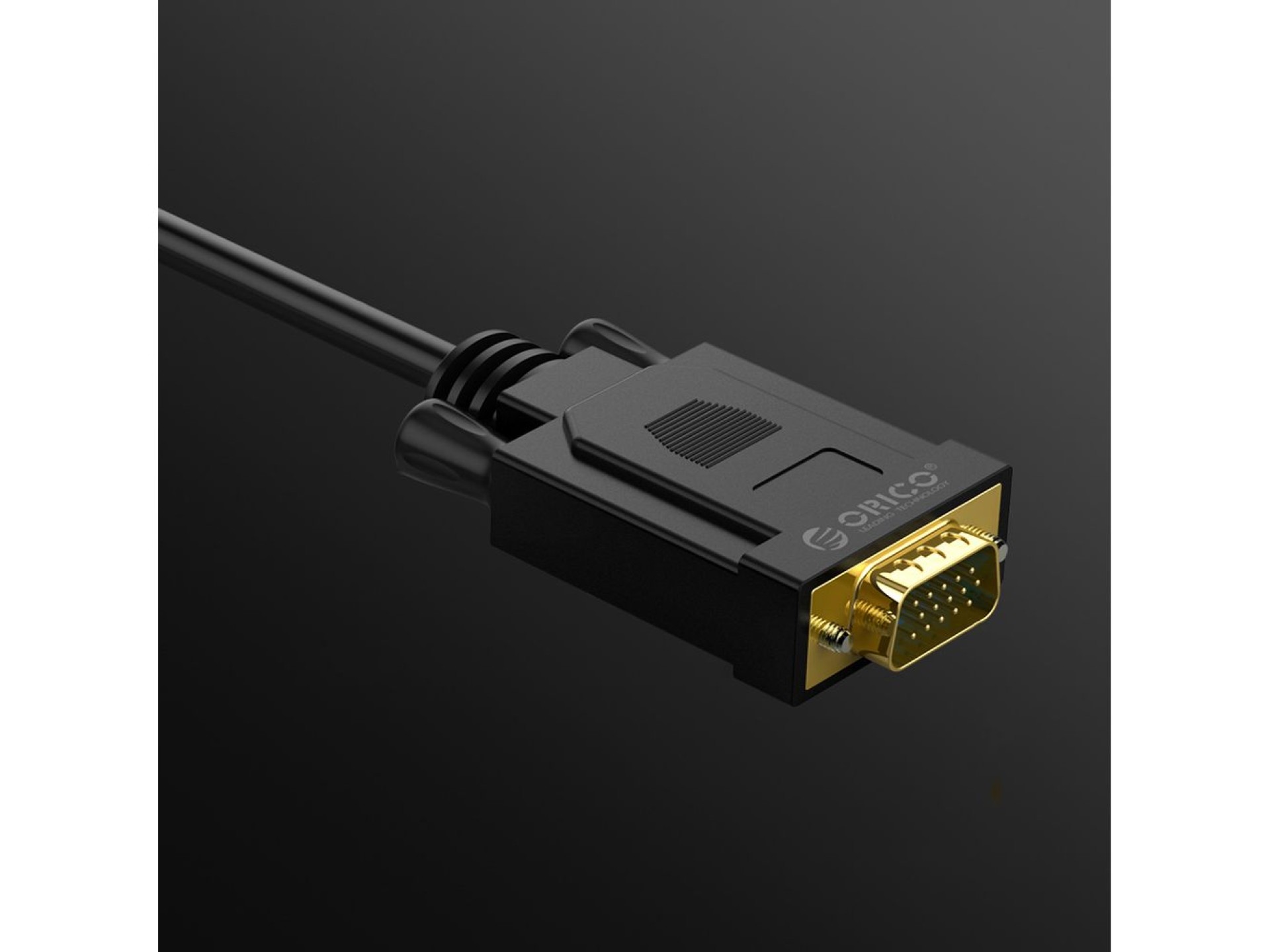 Orico XD-DITV cable DVI 24+1 VGA Full HD adapter 5 m - black