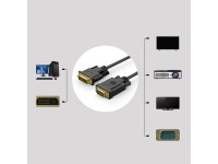 Orico XD-DITV cable DVI 24+1 VGA Full HD adapter 5 m - black Orico XD-DITV cable DVI 24+1 VGA Full HD adapter 5 m - black