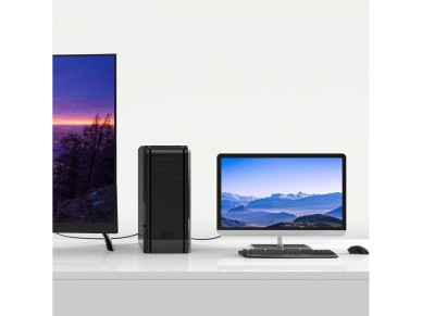 Cabo Orico XD-DITV DVI 24+1 VGA Full HD, adaptador de 5 m - preto Cabo Orico XD-DITV DVI 24+1 VGA Full HD, adaptador de 5 m - preto