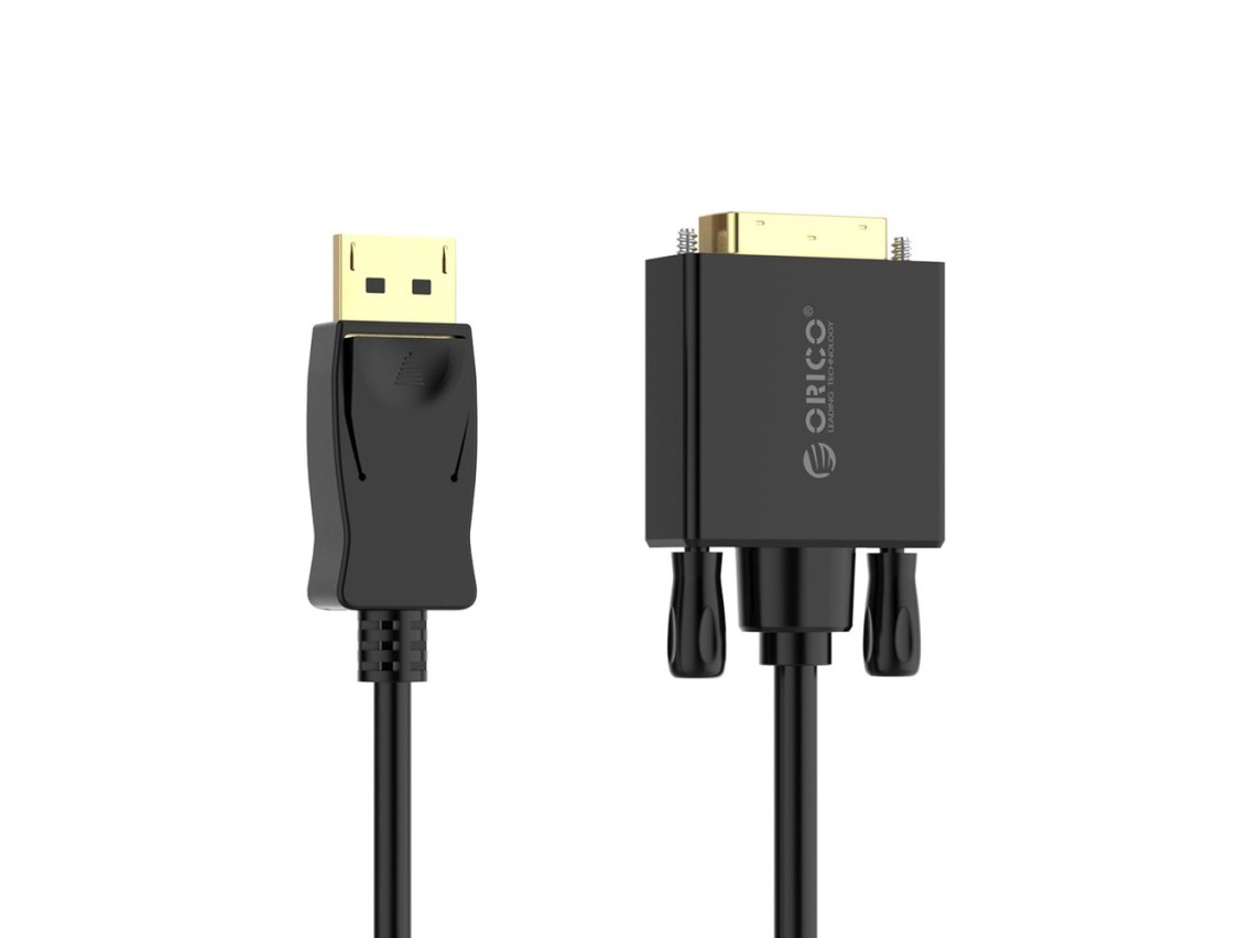 Cable Orico XD-DTD DisplayPort a DVI 4K de 1 m - Negro