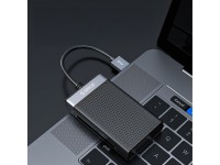 Lector de tarjetas de memoria Orico CL4D-A3 USB-A 3.0 SD microSD CF MS de 5 Gb/s - Negro y plata Lector de tarjetas de memoria Orico CL4D-A3 USB-A 3.0 SD microSD CF MS de 5 Gb/s - Negro y plata