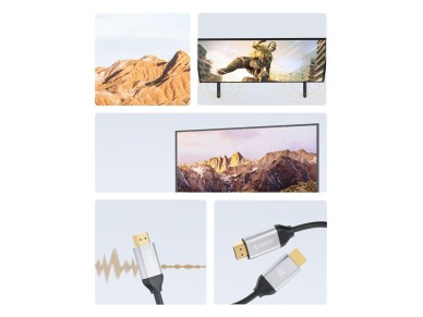 Orico H4Y1 HDMI 2.0 4K 60 Hz HDMI Cable 0.5 m - Black Orico H4Y1 HDMI 2.0 4K 60 Hz HDMI Cable 0.5 m - Black