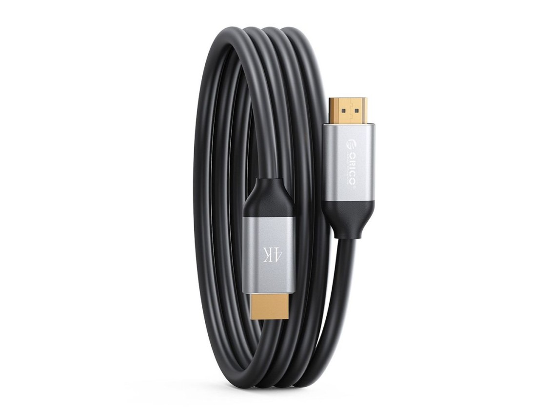 Cabo HDMI 2.0 4K 60 Hz Orico H4Y1 de 8 m - Preto