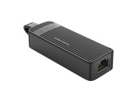 Adaptador de rede Orico UTK-U3 USB-A 3.0 para RJ45 Gigabit Ethernet 1 Gbps - Preto Adaptador de rede Orico UTK-U3 USB-A 3.0 para RJ45 Gigabit Ethernet 1 Gbps - Preto