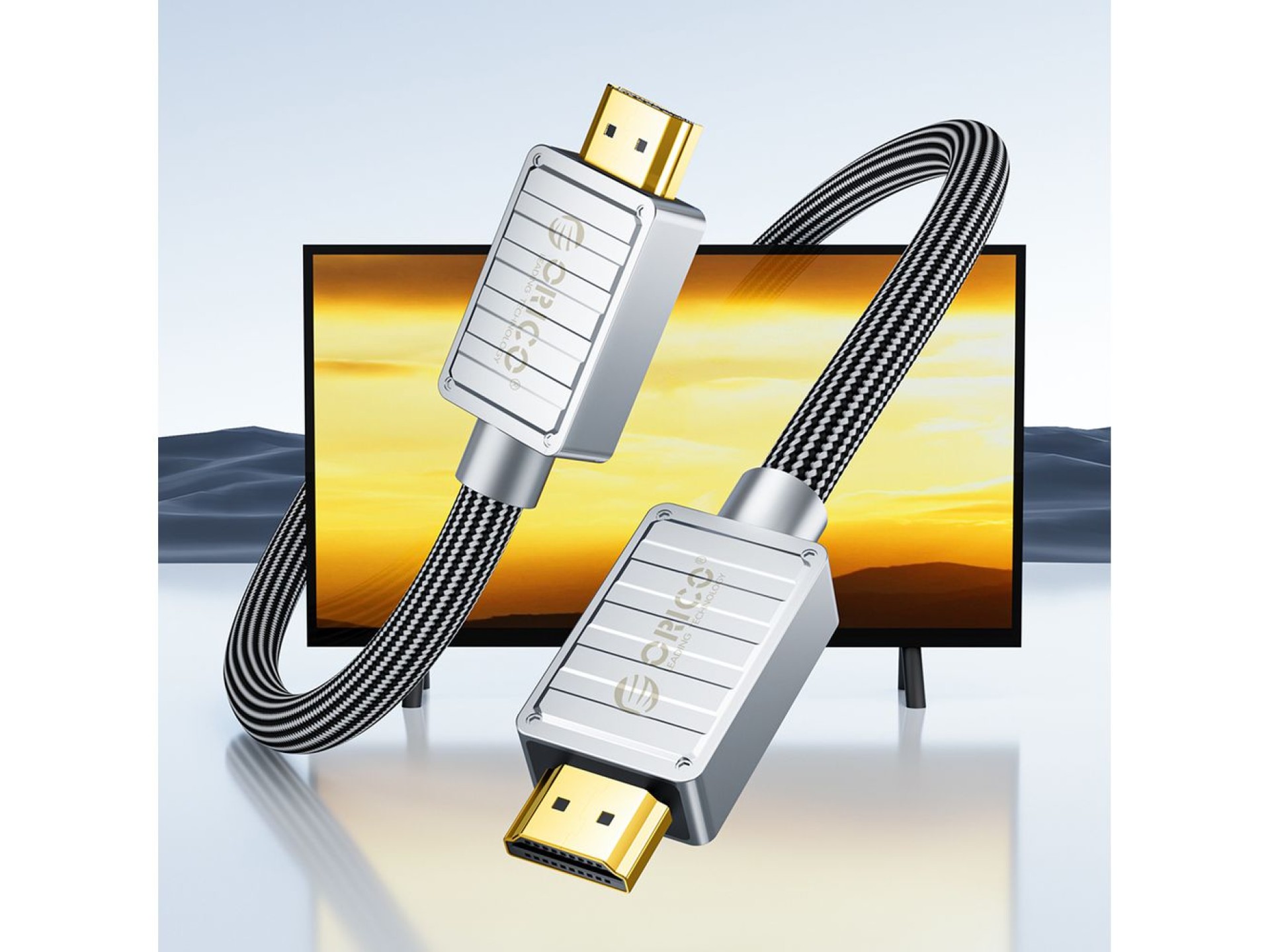 Cabo HDMI 2.0 4K Orico H4CY de 3 m - Preto