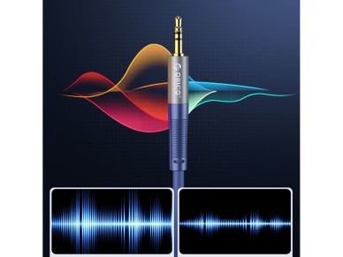 Cable de audio Orico AXRF mini jack de 3,5 mm a 2x RCA hembra de 1,5 m - azul Cable de audio Orico AXRF mini jack de 3,5 mm a 2x RCA hembra de 1,5 m - azul