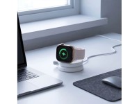 Tech-Protect A55 2in1 MagSafe 25W QI2.2 Wireless Charger + USB-C / USB-C Cable 100cm - White Tech-Protect A55 2in1 MagSafe 25W QI2.2 Wireless Charger + USB-C / USB-C Cable 100cm - White