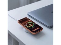 Tech-Protect A55 2in1 MagSafe 25W QI2.2 Wireless Charger + USB-C / USB-C Cable 100cm - White Tech-Protect A55 2in1 MagSafe 25W QI2.2 Wireless Charger + USB-C / USB-C Cable 100cm - White