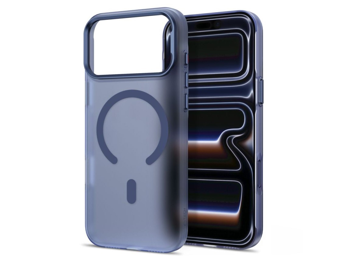 Capa Tech-Protect MagZero MagSafe para iPhone 17 Pro / 18 Pro - azul marinho fosco