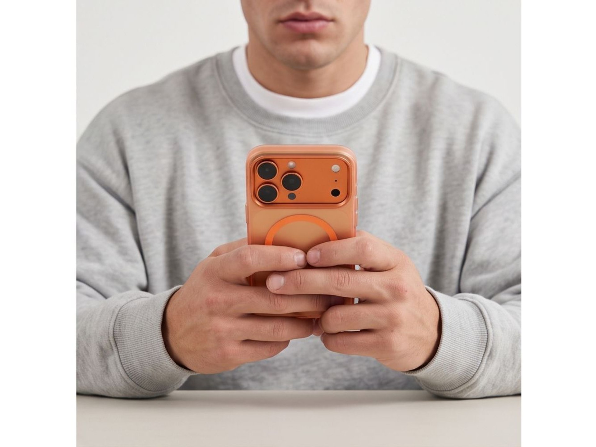 Funda Tech-Protect MagZero MagSafe para iPhone 17 Pro Max / 18 Pro Max - naranja mate