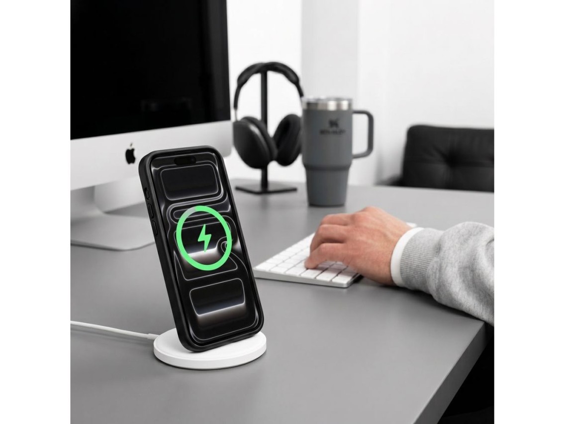 Funda Tech-Protect Magmat MagSafe CC para iPhone 17 Pro / 18 Pro - Negro transparente