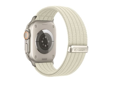 Correa deportiva de nailon Tech-Protect para Apple Watch de 44/45/46/49 mm - Beige Correa deportiva de nailon Tech-Protect para Apple Watch de 44/45/46/49 mm - Beige