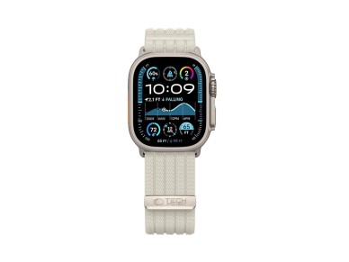 Correa deportiva de nailon Tech-Protect para Apple Watch de 44/45/46/49 mm - Beige Correa deportiva de nailon Tech-Protect para Apple Watch de 44/45/46/49 mm - Beige
