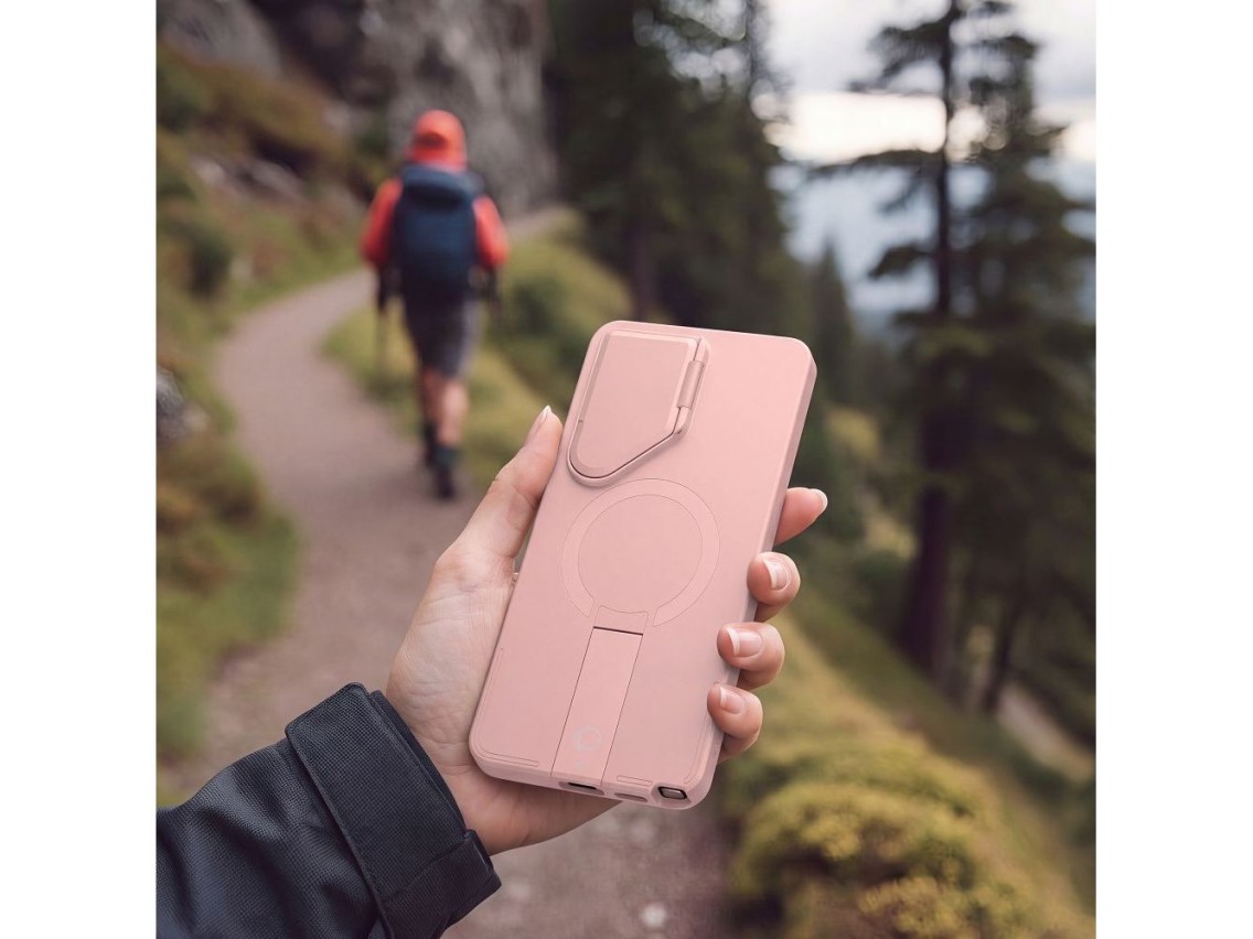 Tech-Protect Kevlar Aura MagSafe Case for Samsung Galaxy S26 Ultra - Pink
