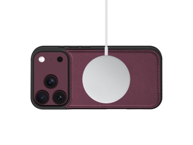 Funda tipo cartera Tech-Protect MagSafe para iPhone 17 Pro / 18 Pro - color burdeos Funda tipo cartera Tech-Protect MagSafe para iPhone 17 Pro / 18 Pro - color burdeos