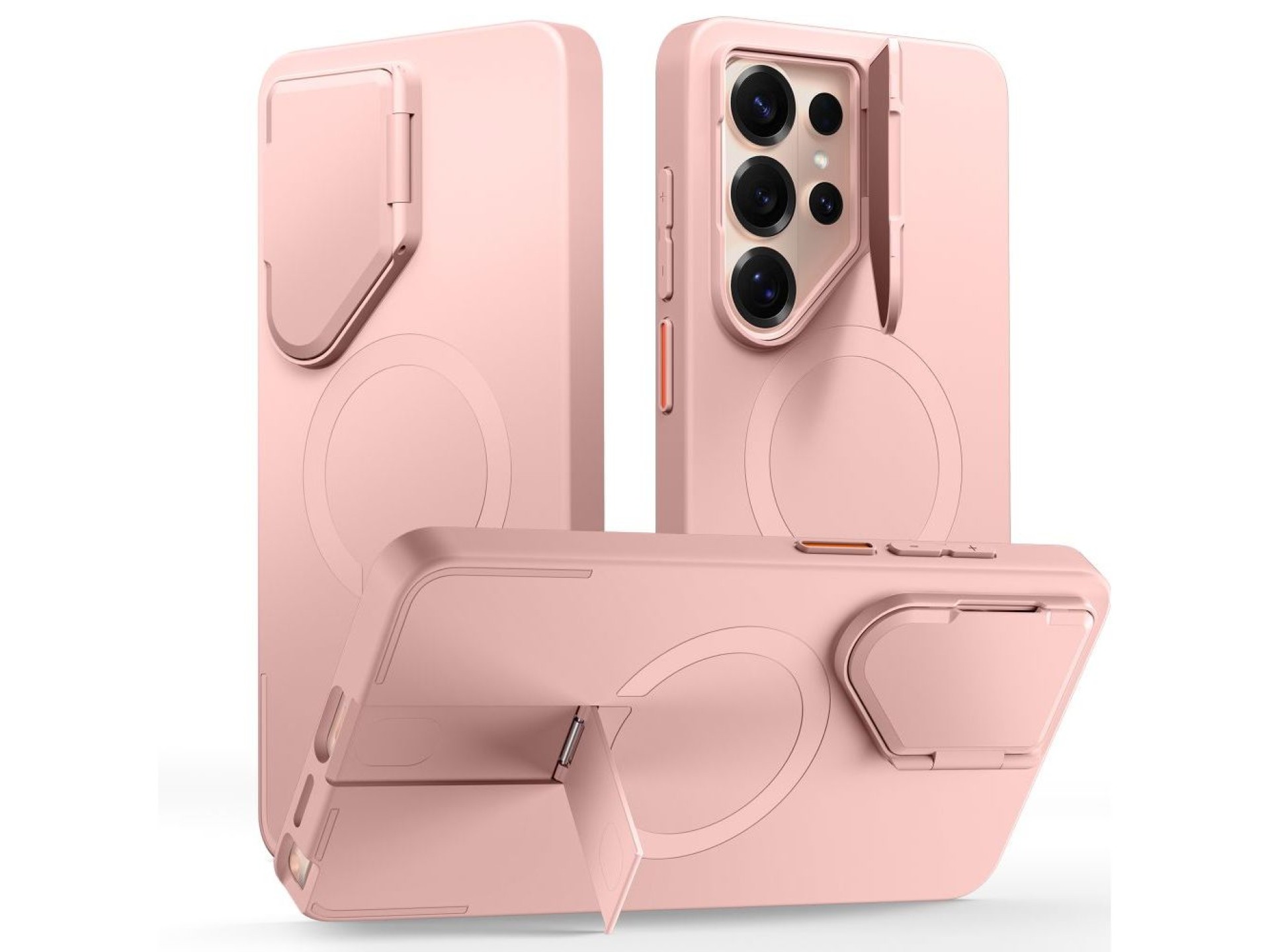 Tech-Protect Kevlar Aura MagSafe Case for Samsung Galaxy S26 Ultra - Pink