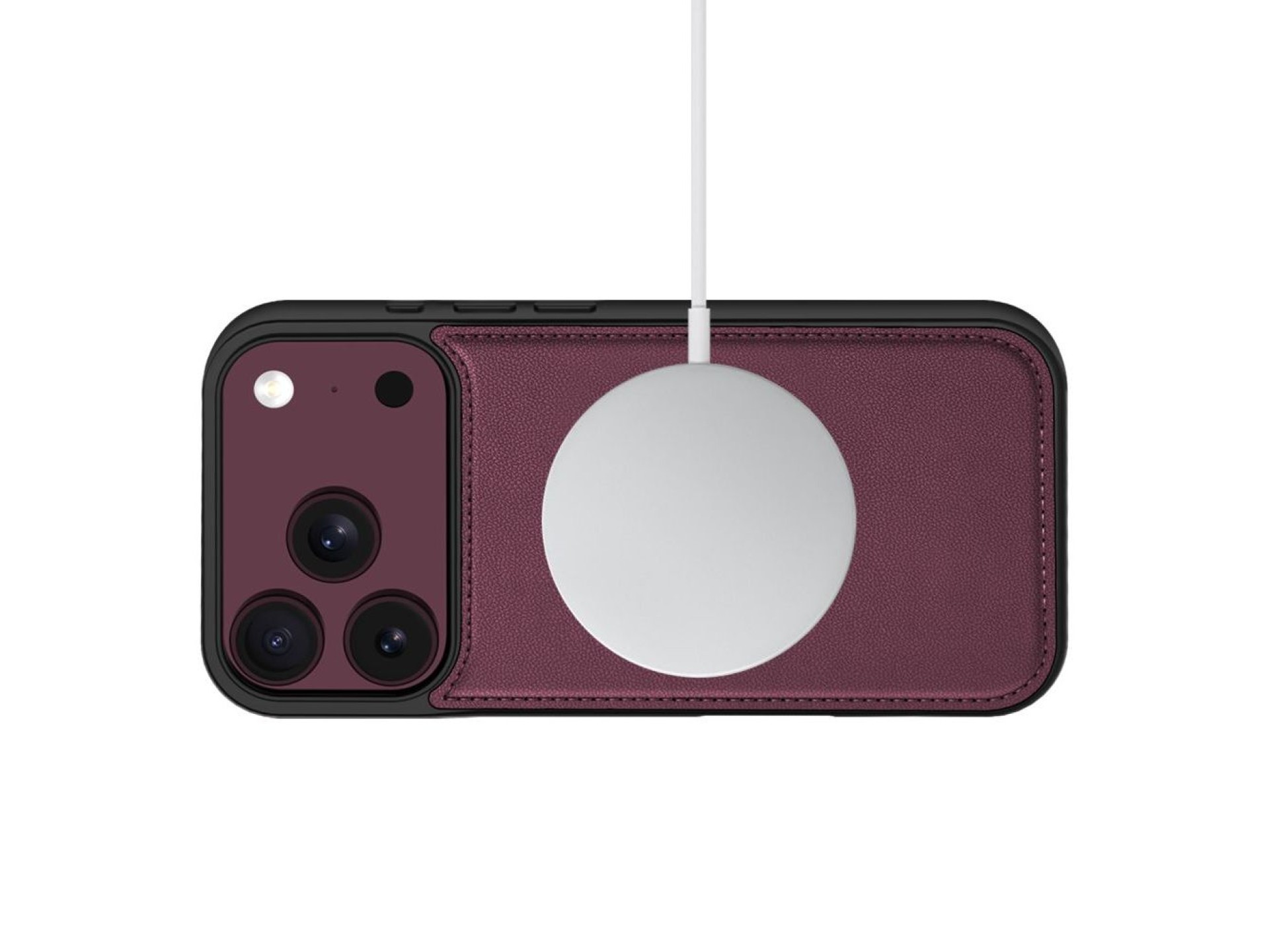 Capa Tech-Protect Wallet MagSafe para iPhone 17 Pro Max / 18 Pro Max - bordô