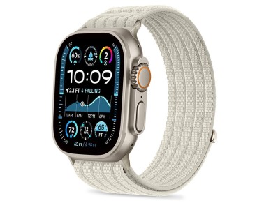 Pulseira esportiva de nylon Tech-Protect para Apple Watch 44/45/46/49 mm - Bege