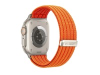 Tech-Protect Nylon Sport Band for Apple Watch 44 / 45 / 46 / 49 mm - Orange Tech-Protect Nylon Sport Band for Apple Watch 44 / 45 / 46 / 49 mm - Orange