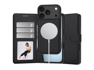 Tech-Protect Wallet MagSafe Case for iPhone 17 Pro Max / 18 Pro Max - Matte Black