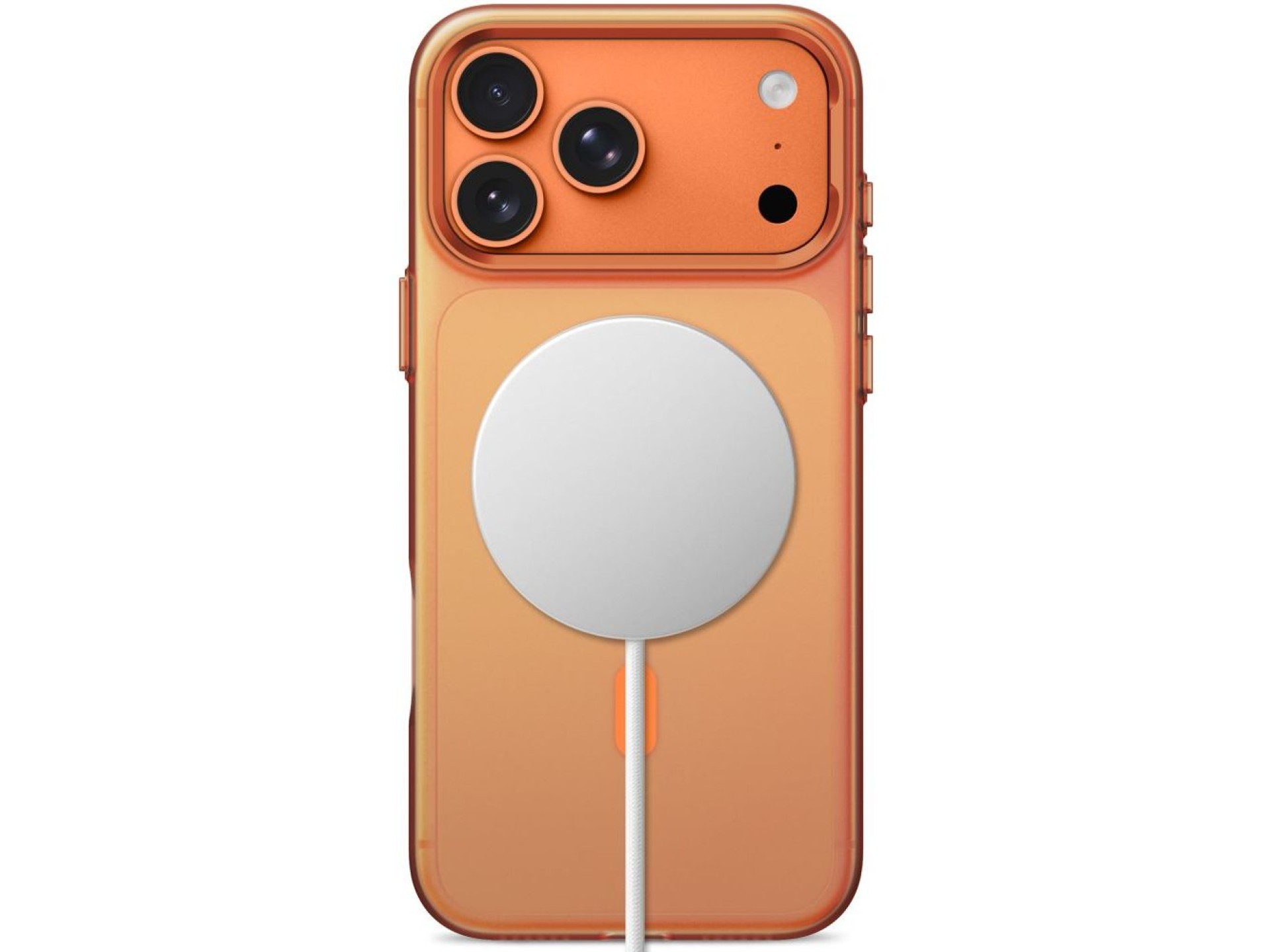 Funda Tech-Protect MagZero MagSafe para iPhone 17 Pro Max / 18 Pro Max - naranja mate