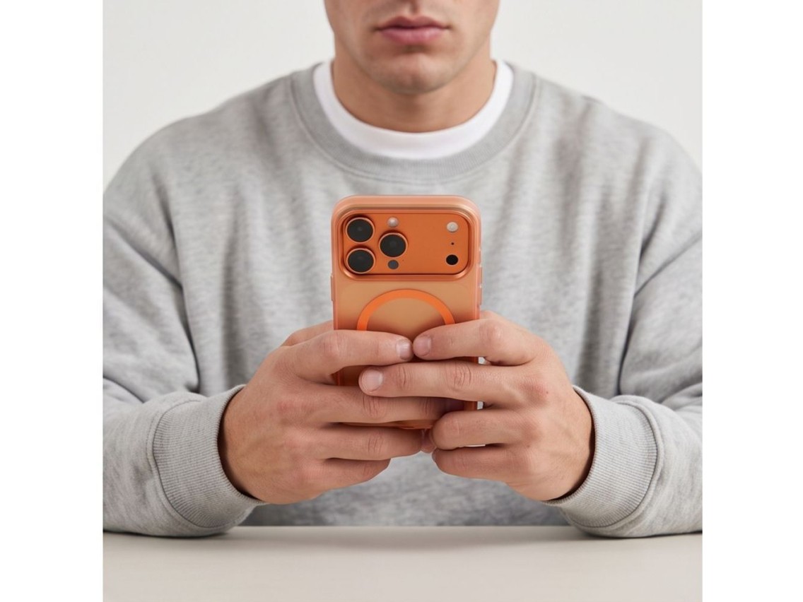Funda Tech-Protect MagZero MagSafe para iPhone 17 Pro / 18 Pro - naranja mate