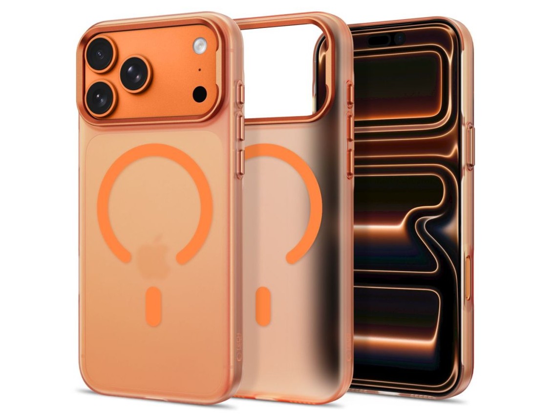 Tech-Protect MagZero MagSafe case for iPhone 17 Pro / 18 Pro - matte orange