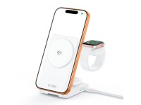 Cargador inal�mbrico Tech-Protect A56 3 en 1 MagSafe de 25 W QI2.2 + cable USB-C/USB-C de 100 cm - B