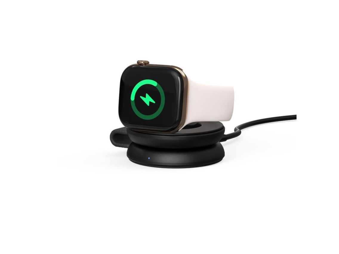 Cargador inalámbrico Tech-Protect A55 2 en 1 MagSafe de 25 W QI2.2 + cable USB-C/USB-C de 100 cm - N
