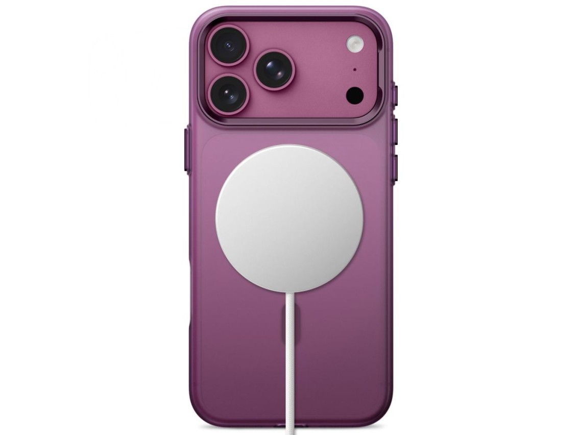 Funda Tech-Protect MagZero MagSafe para iPhone 17 Pro Max / 18 Pro Max - Borgoña Mate