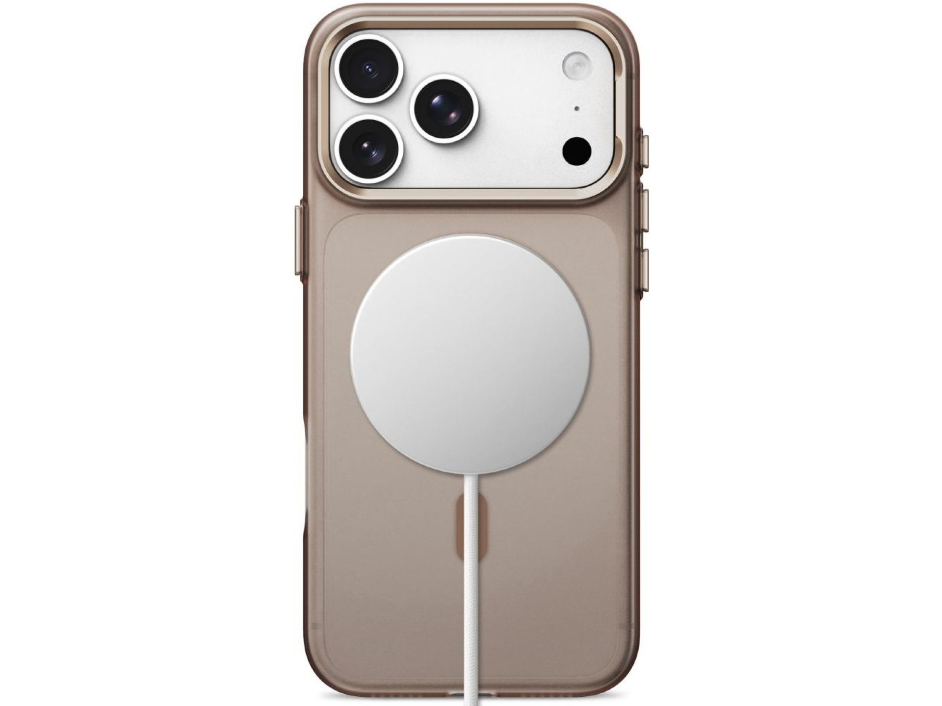 Tech-Protect MagZero MagSafe case for iPhone 17 Pro / 18 Pro - brown matte