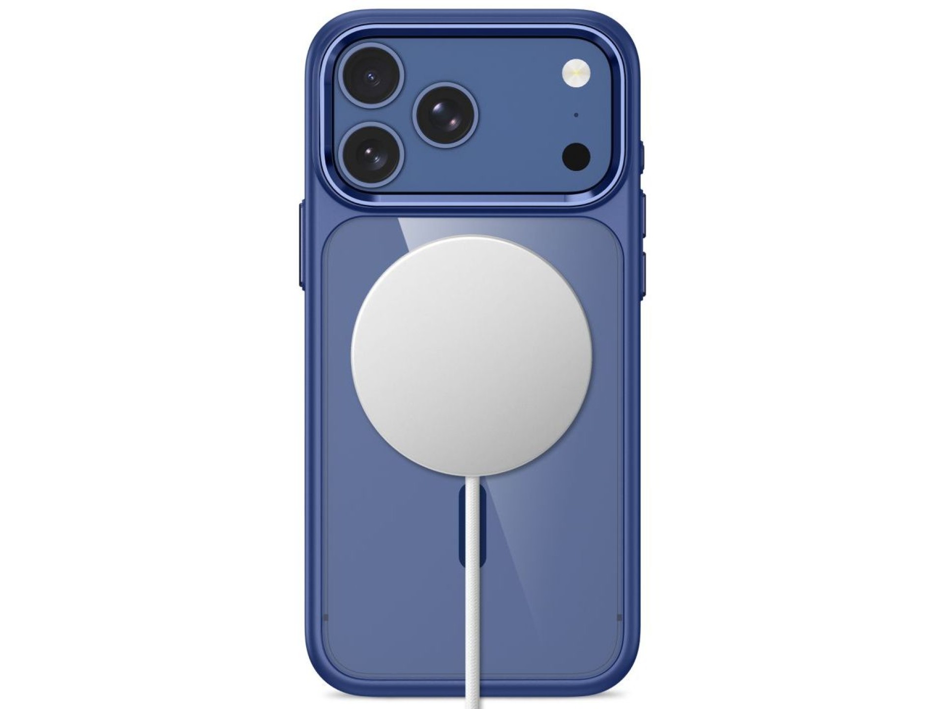 Funda Tech-Protect Magmat MagSafe CC para iPhone 17 Pro Max / 18 Pro Max - Azul marino transparente