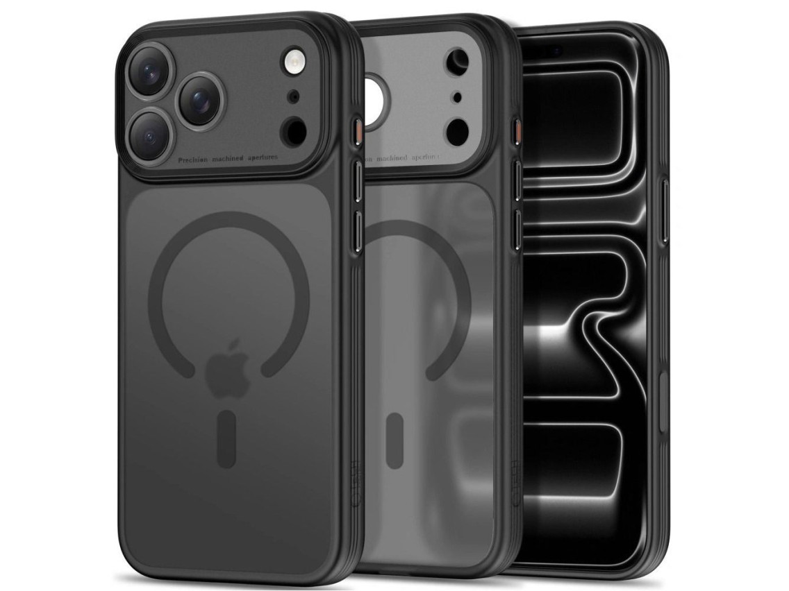 Capa Tech-Protect MagPrime MagSafe CC para iPhone 18 Pro Max / 17 Pro Max - Preto Fosco