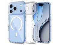 Tech-Protect MagPeak MagSafe CC Case for iPhone 18 Pro / 17 Pro - Clear
