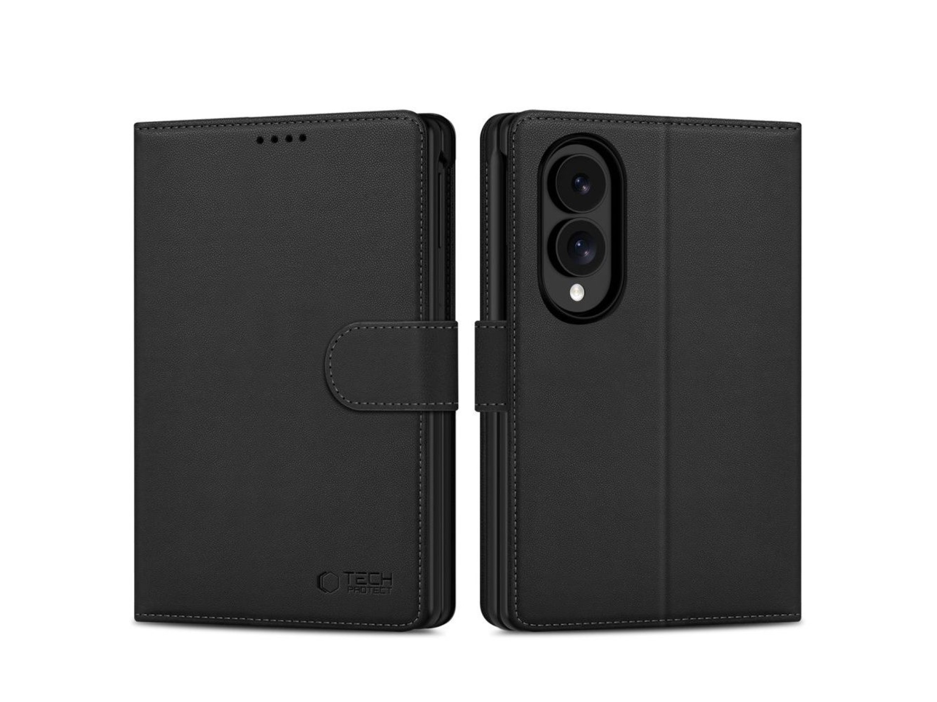 Tech-Protect Wallet Case for Samsung Galaxy Z Fold 8 - Black