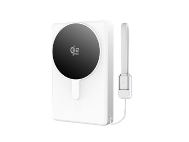 TECH-PROTECT PB40 LIFEMAG MAGSAFE POWER BANK 10000MAH 25W QI2.2 WHITE/SILVER