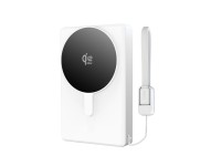 TECH-PROTECT PB40 LIFEMAG MAGSAFE POWER BANK 10000MAH 25W QI2.2 BLANCO/PLATEADO TECH-PROTECT PB40 LIFEMAG MAGSAFE POWER BANK 10000MAH 25W QI2.2 BLANCO/PLATEADO