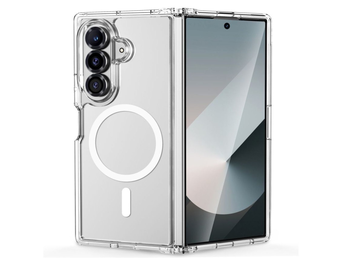 Tech-Protect FlexAir Hybrid MagSafe Case for Samsung Galaxy Z Fold 8 Ultra - Transparent