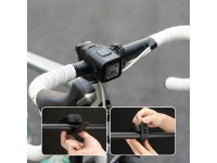 Luz dianteira para bicicleta Rockbros SKL01, 450 lm, com campainha USB-C de 120 dB - Preta Luz dianteira para bicicleta Rockbros SKL01, 450 lm, com campainha USB-C de 120 dB - Preta