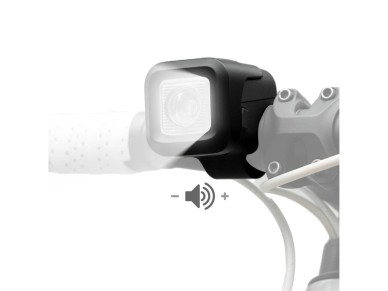 Luz delantera para bicicleta Rockbros SKL01 de 450 lm con timbre USB-C de 120 dB - Negra Luz delantera para bicicleta Rockbros SKL01 de 450 lm con timbre USB-C de 120 dB - Negra