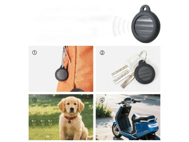Localizador Bluetooth Rockbros RT1W Apple Find My - Preto