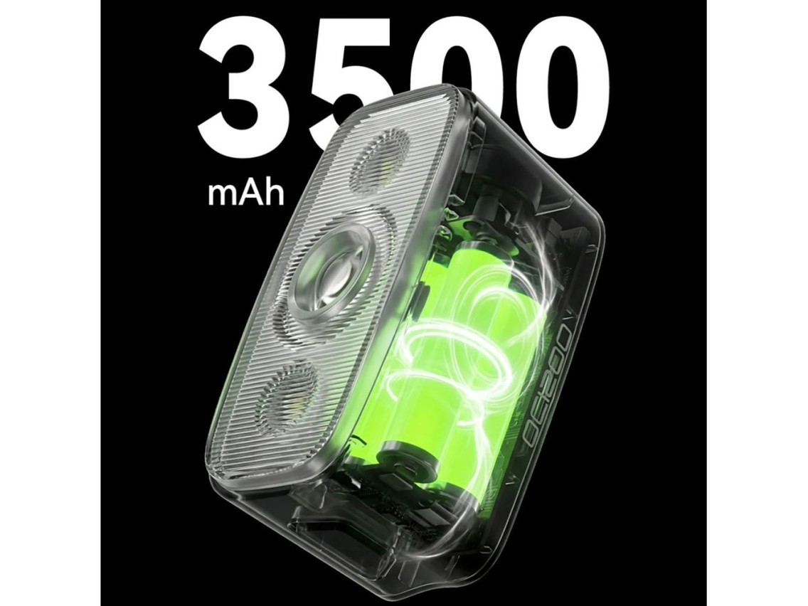 Rockbros QC1200 Front Bike Light 1200lm USB-C - Black