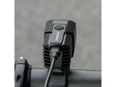 Rockbros RHL1600 Front Bike Light 1600lm with External Power Supply USB-C - Black